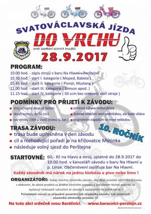 Svatováclavská jízda do vrchu